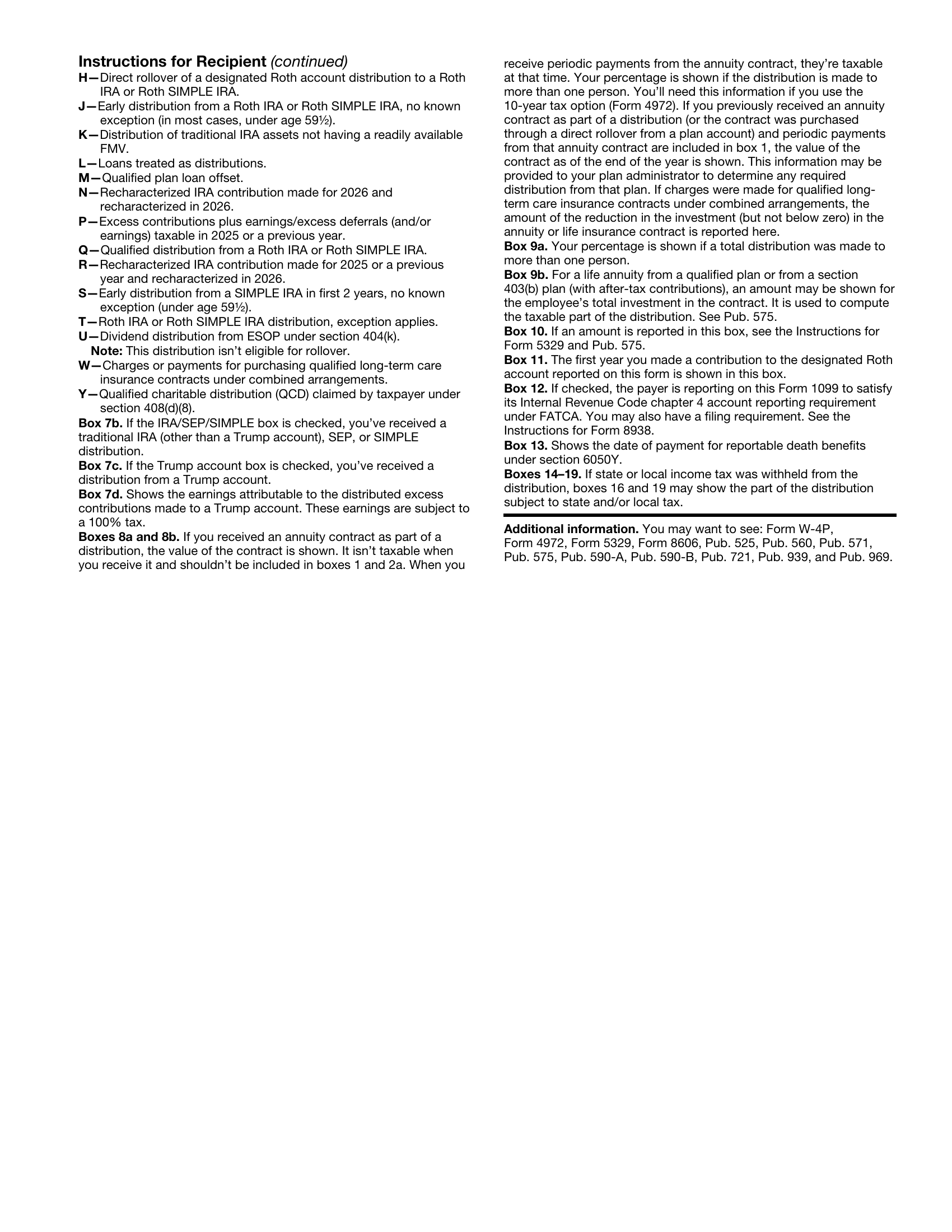 1099-R Form Page 9 Preview