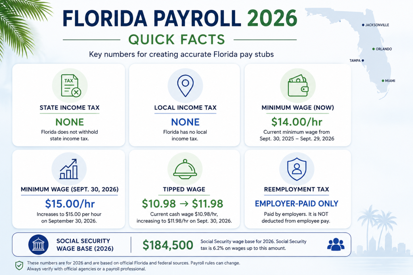 Florida Payroll 2026