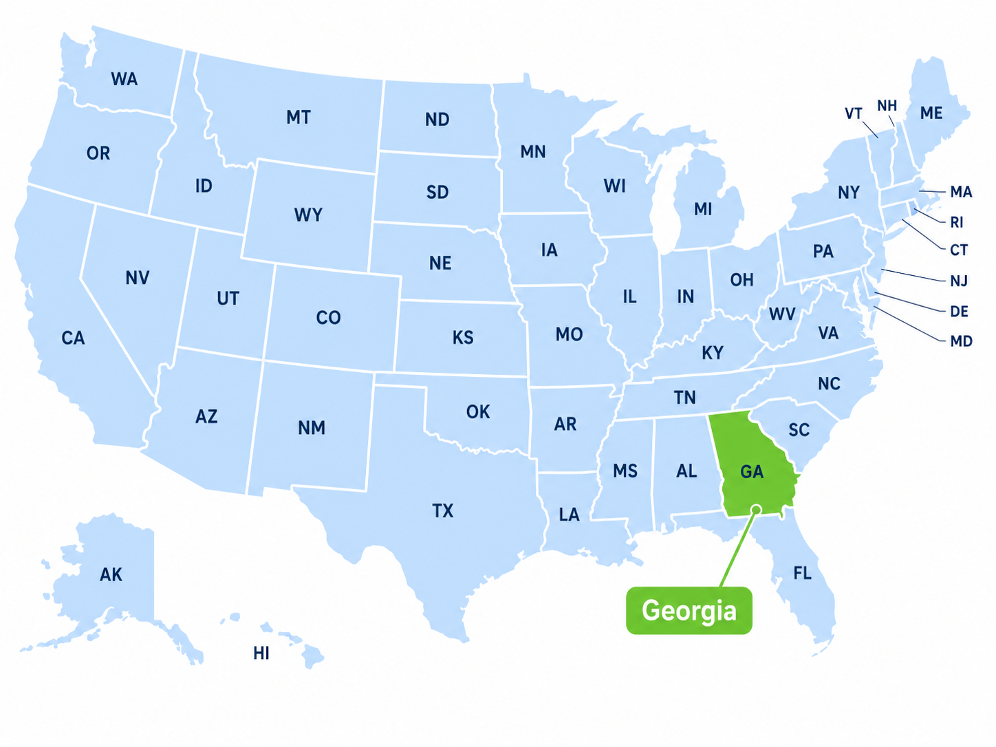 Georgia paystub generator preview