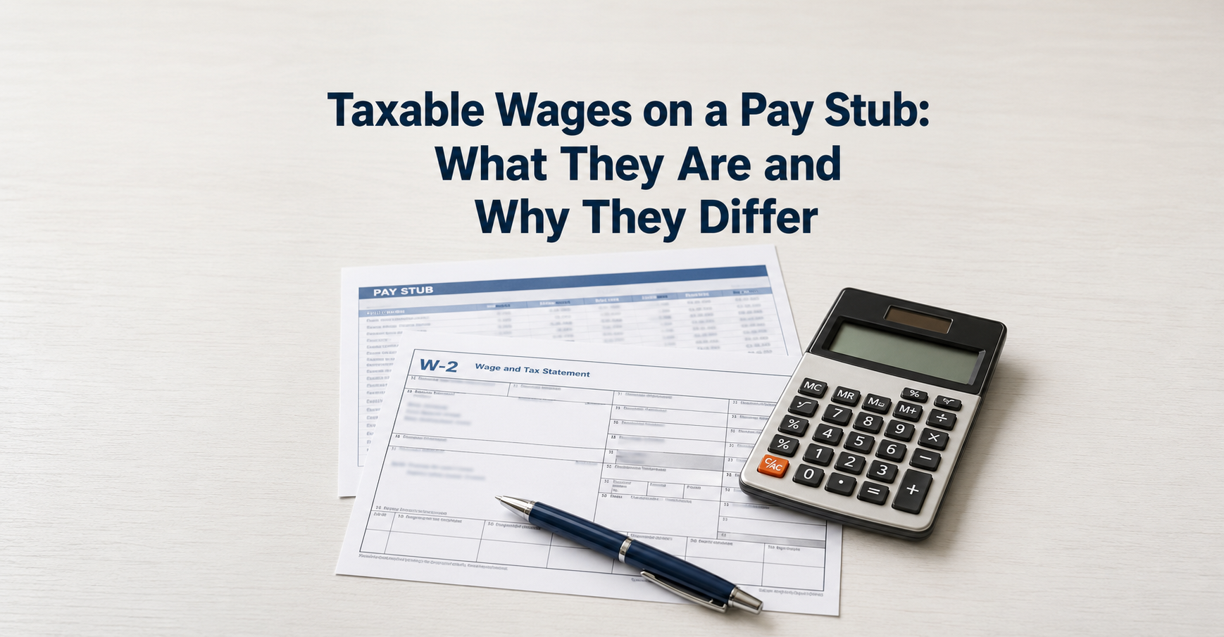 What Are Taxable Wages on a Pay Stub? Formula, Examples and W-2 Box Differences